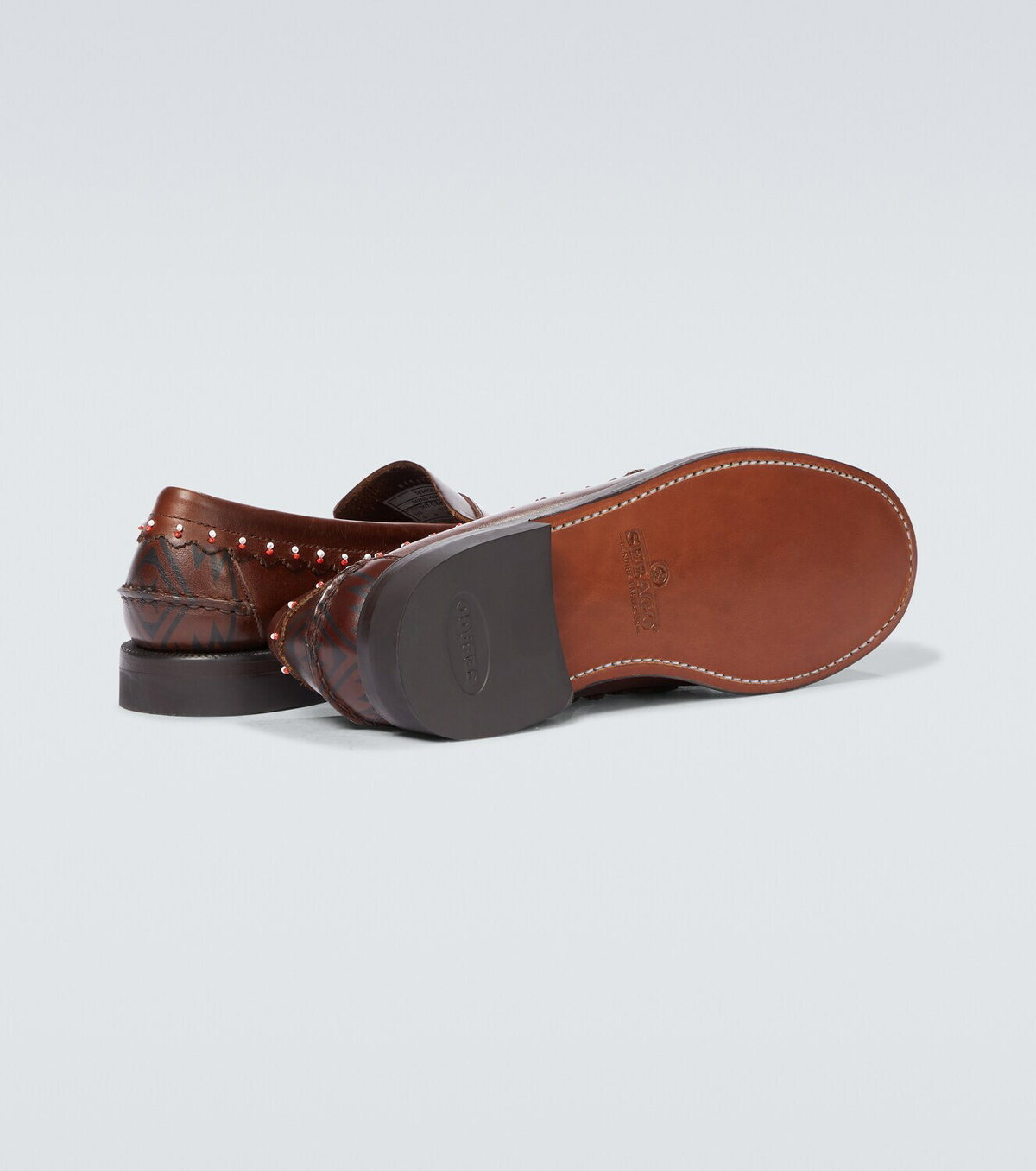 Alanui ALANUI x Sebago Dan leather loafers