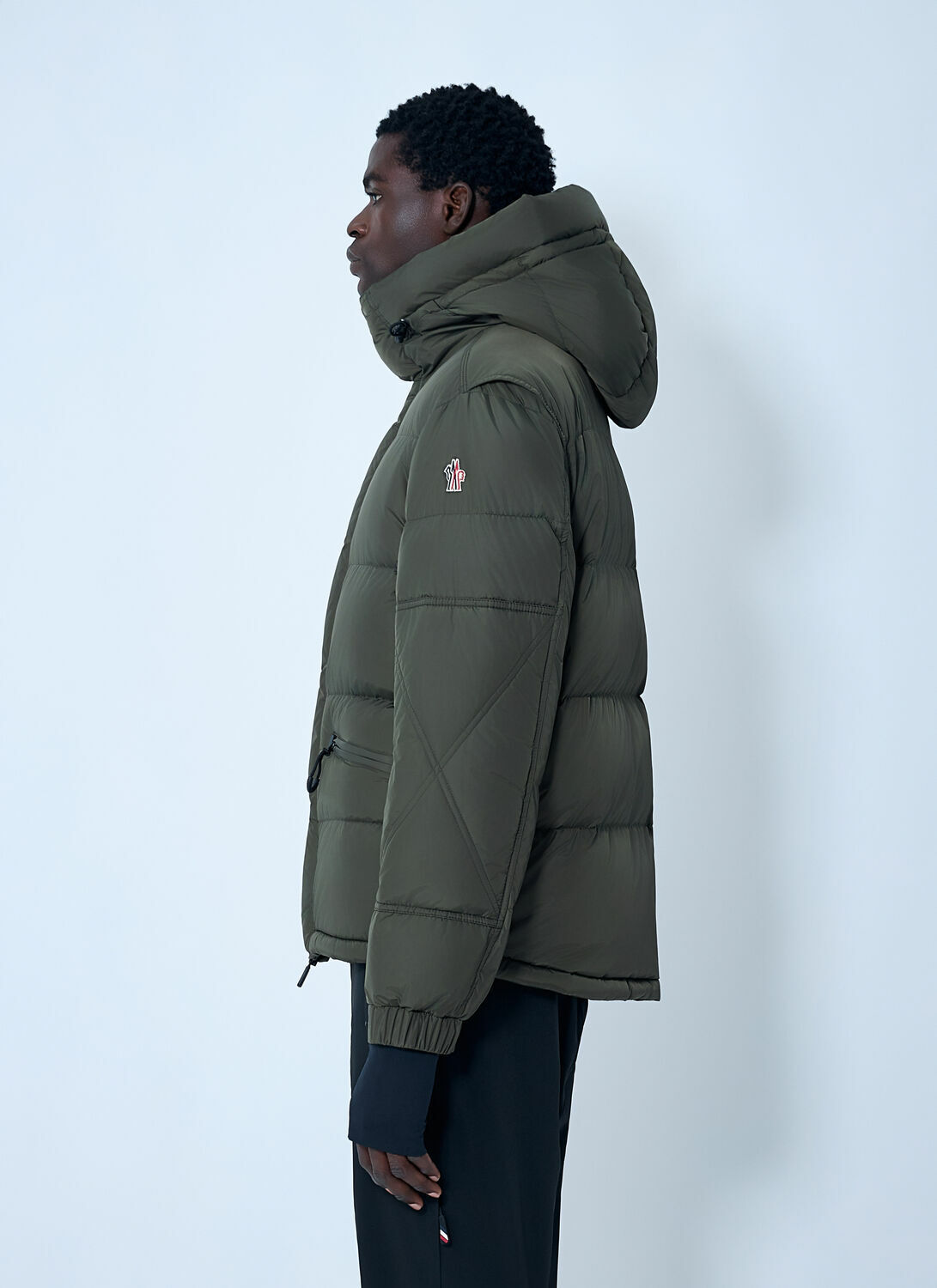 Moncler Grenoble Matte Short Down Jacket
