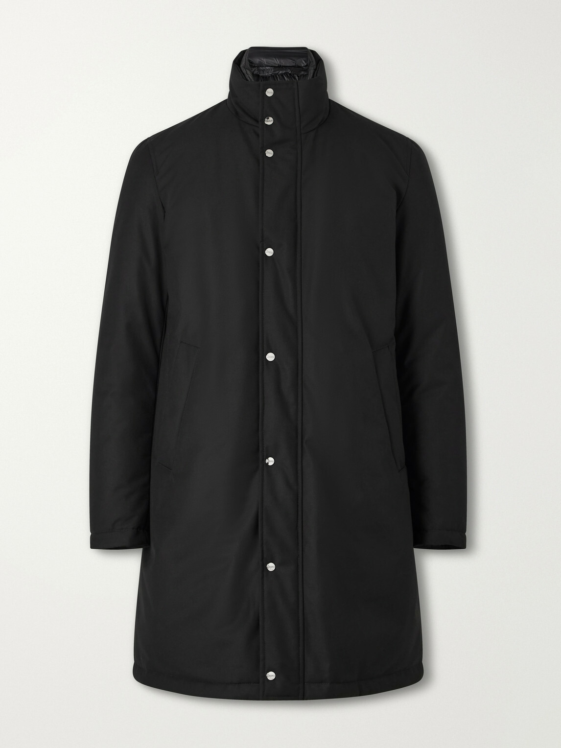 Herno - New Business Layered Padded Shell Down Coat - Black