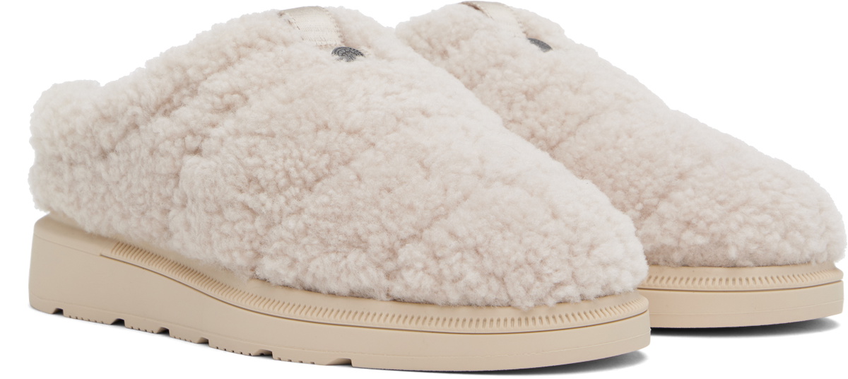 Canada Goose Beige Porteau Shearling Mules