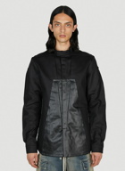 Rick Owens - Splintered Panel Jacket in Black