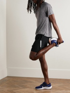 Nike Running - Run Division Stride Layered Dri-FIT and Stretch-Mesh Drawstring Shorts - Black