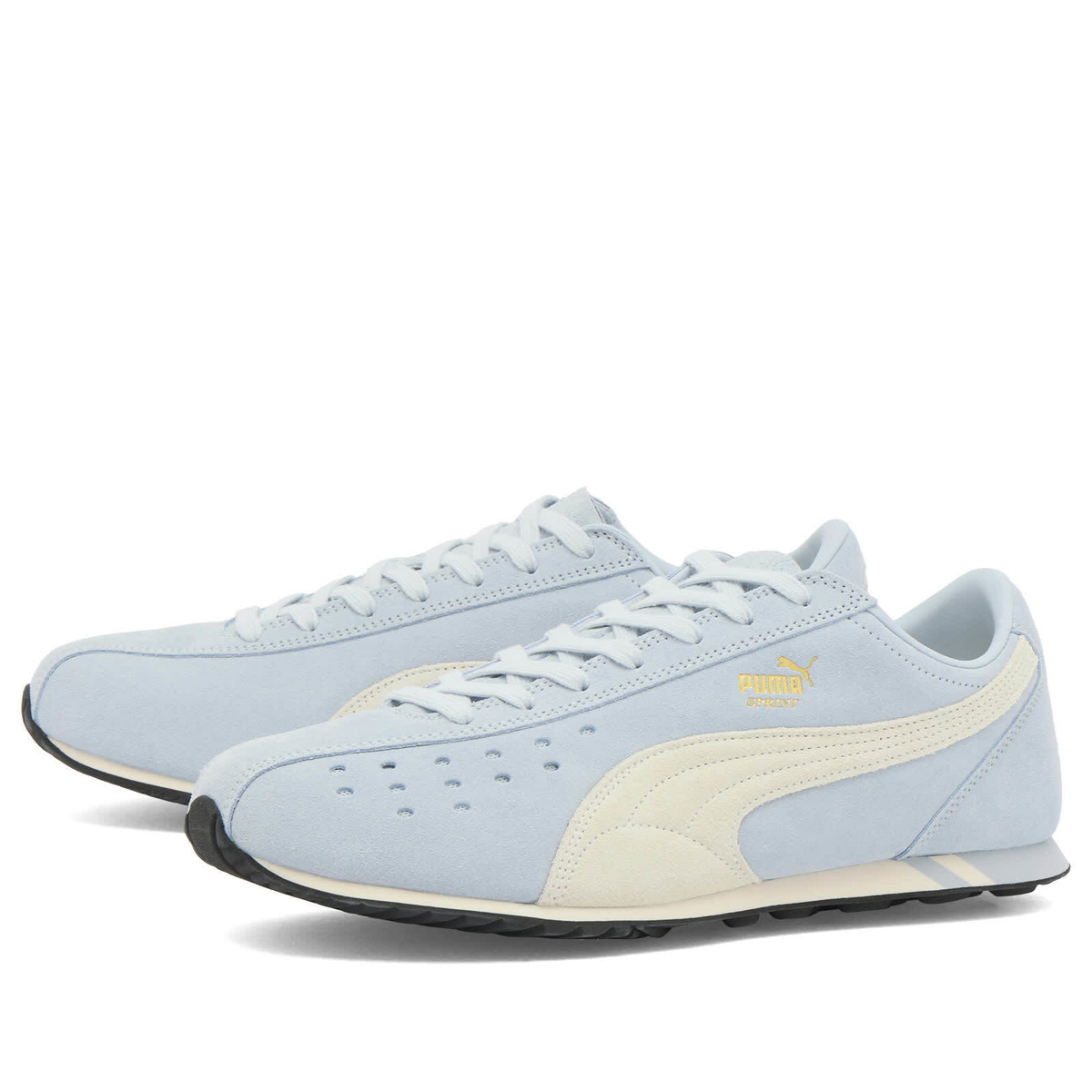Puma Sprint Suede Sneaker in Lucite/Warm White