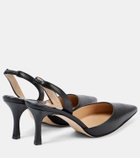 Manolo Blahnik Carolyne 70 leather slingback pumps