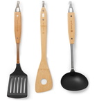 Snow Peak - Nylon and Bamboo Kitchen Tool Set - Brown