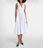 Alaïa Cotton poplin midi dress