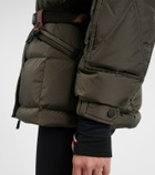 Moncler Grenoble Salastrains belted down ski jacket