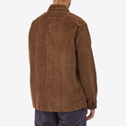 Polo Ralph Lauren Men's Corduroy Zip Shirt in Cooper Brown