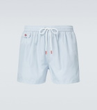 Kiton Logo swim trunks