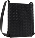 Bottega Veneta Black Small Flat Loop Pouch