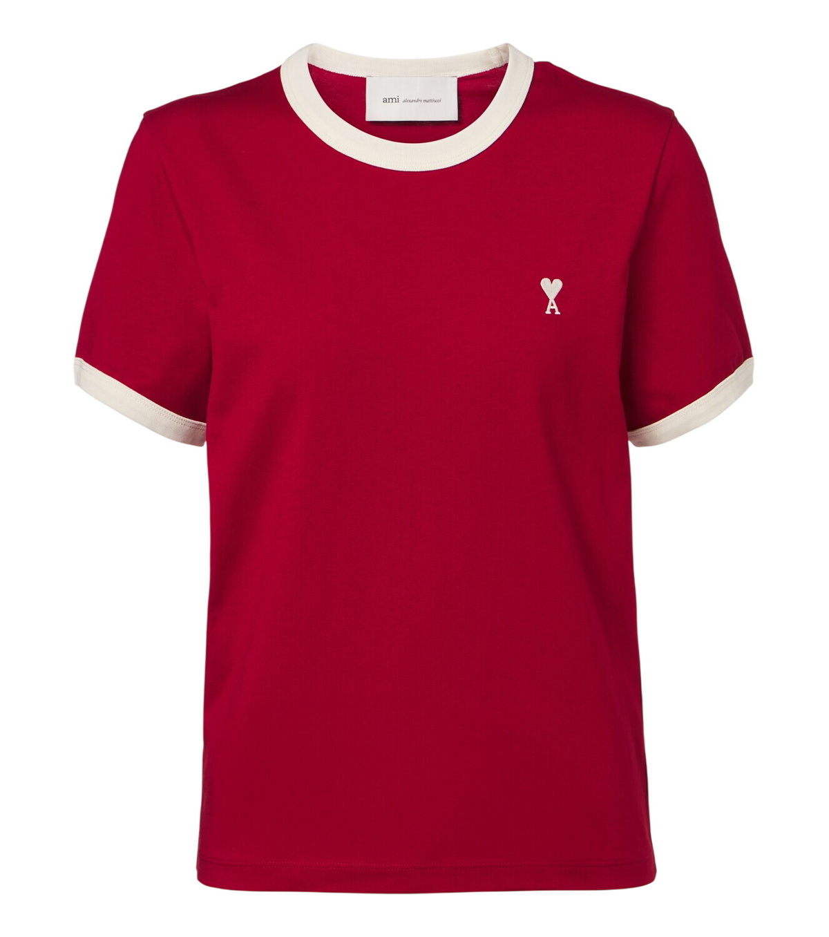 AMI Paris Pink Ami de Cœur T-Shirt AMI
