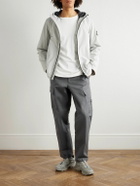 Stone Island - Ghost Straight-Leg Logo-Appliquéd Cotton Cargo Trousers - Gray