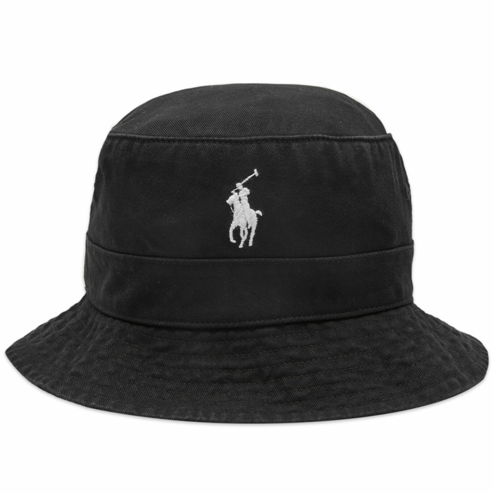 Photo: Polo Ralph Lauren Men's Loft Bucket Hat in Polo Black
