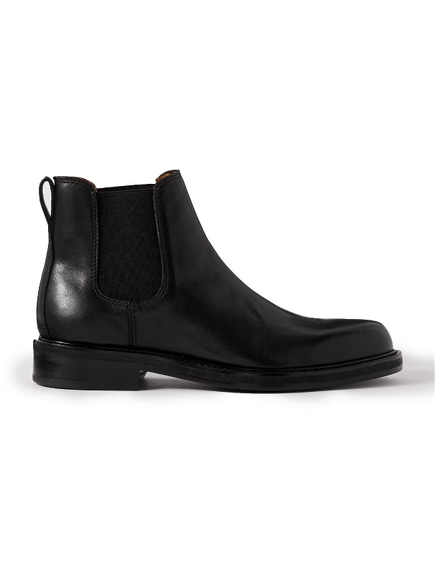 Photo: Mr P. - Olie Leather Chelsea Boots - Black