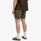 Universal Works Men's Twill Beach Shorts in Light Olive