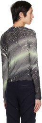 PONDER.ER SSENSE Exclusive Black Tire Long Sleeve T-Shirt