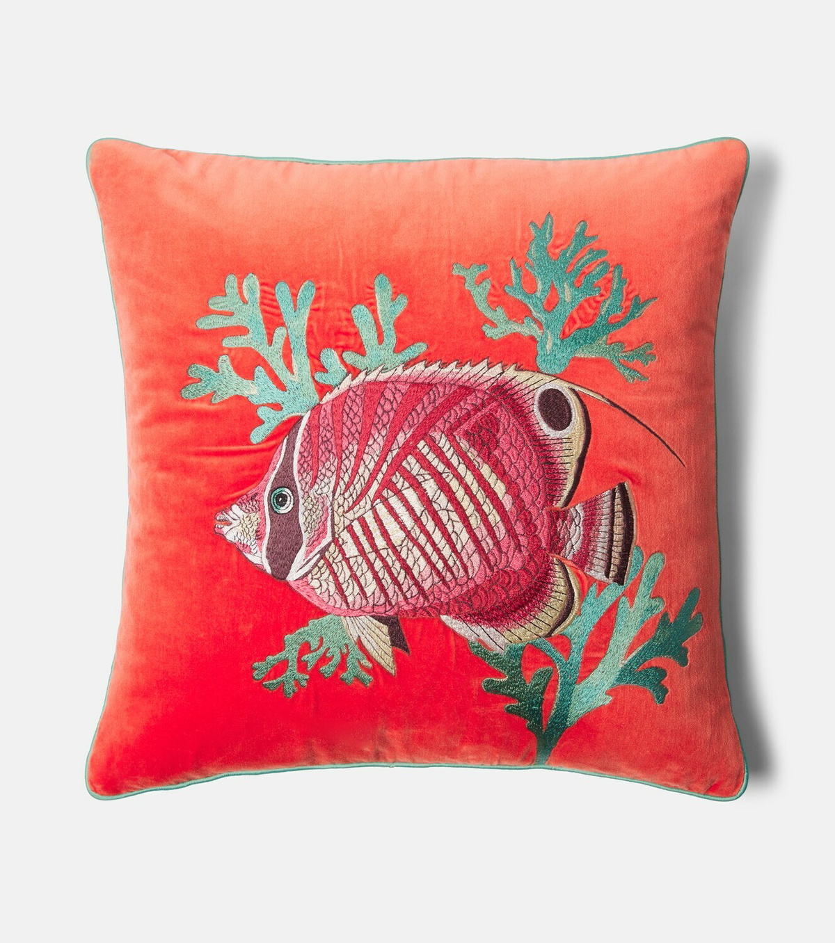 Les-Ottomans Velvet cushion