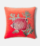 Les-Ottomans Velvet cushion