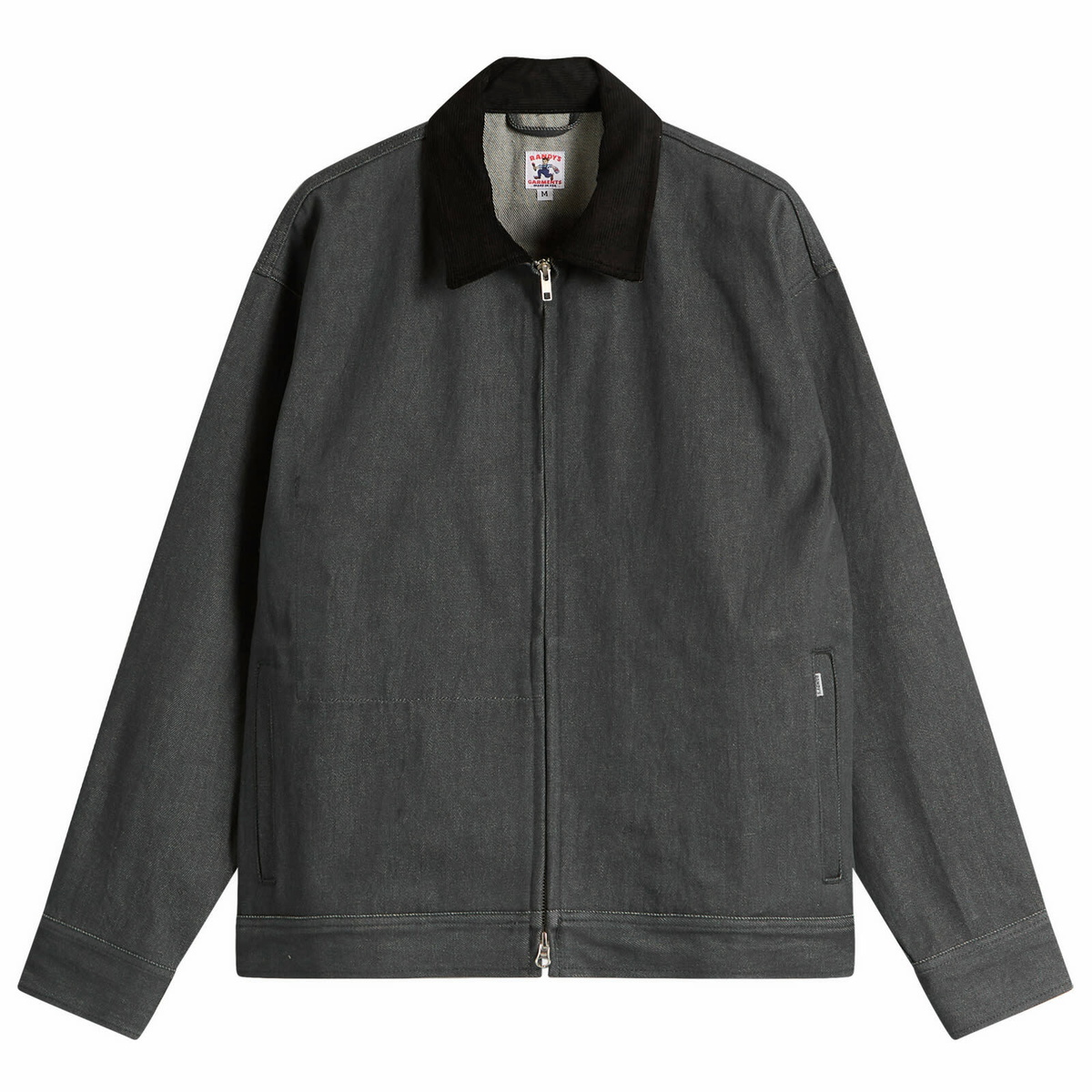 Randy's Garments Men's Randy’s Garments  Station Jacket in Washed Charcoal Cone Denim