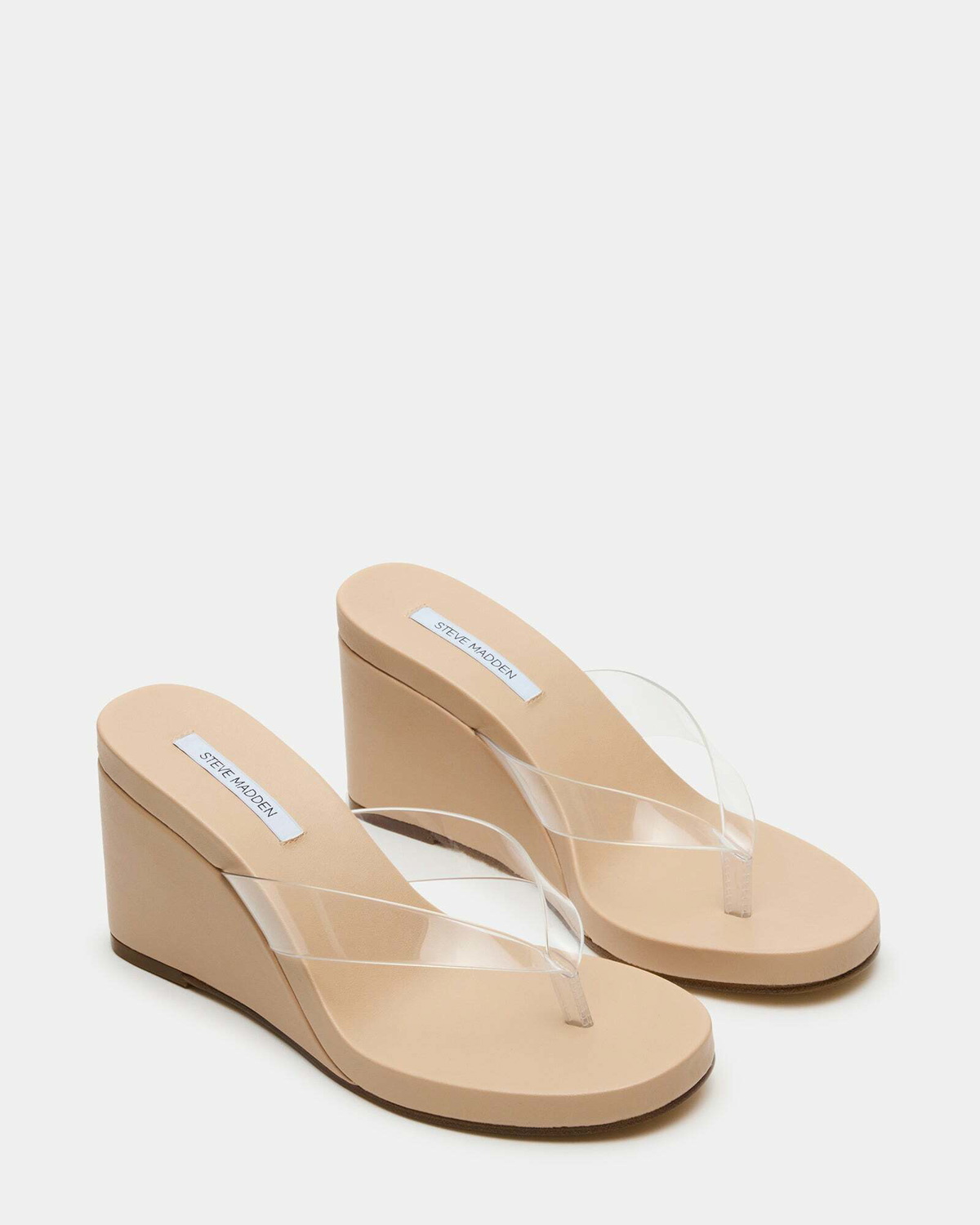 Steve Madden Playing Heels in Clear