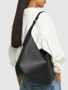 VALEXTRA Small Vivi Leather Hobo Bag