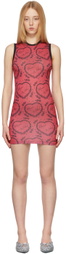 Maisie Wilen Red Muscle Beach Short Dress