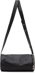 Y-3 Black 'Y-3' Leather Barrel Bag
