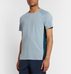 Lululemon - Muscle Motion Colour-Block Mesh T-Shirt - Blue