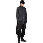 TAKAHIROMIYASHITA TheSoloist. Black Branded Coaches Jacket