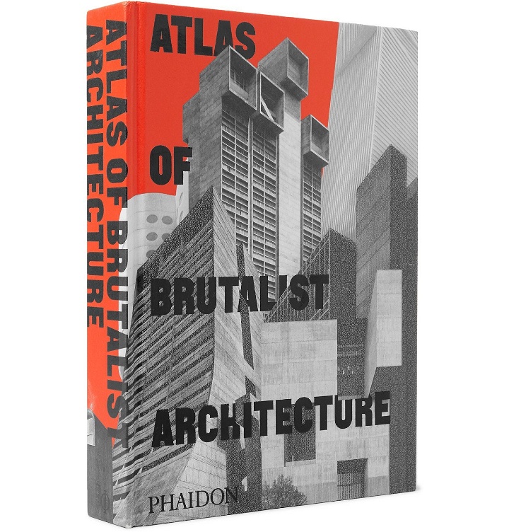 Photo: Phaidon - Atlas of Brutalist Architecture Hardcover Book - Red