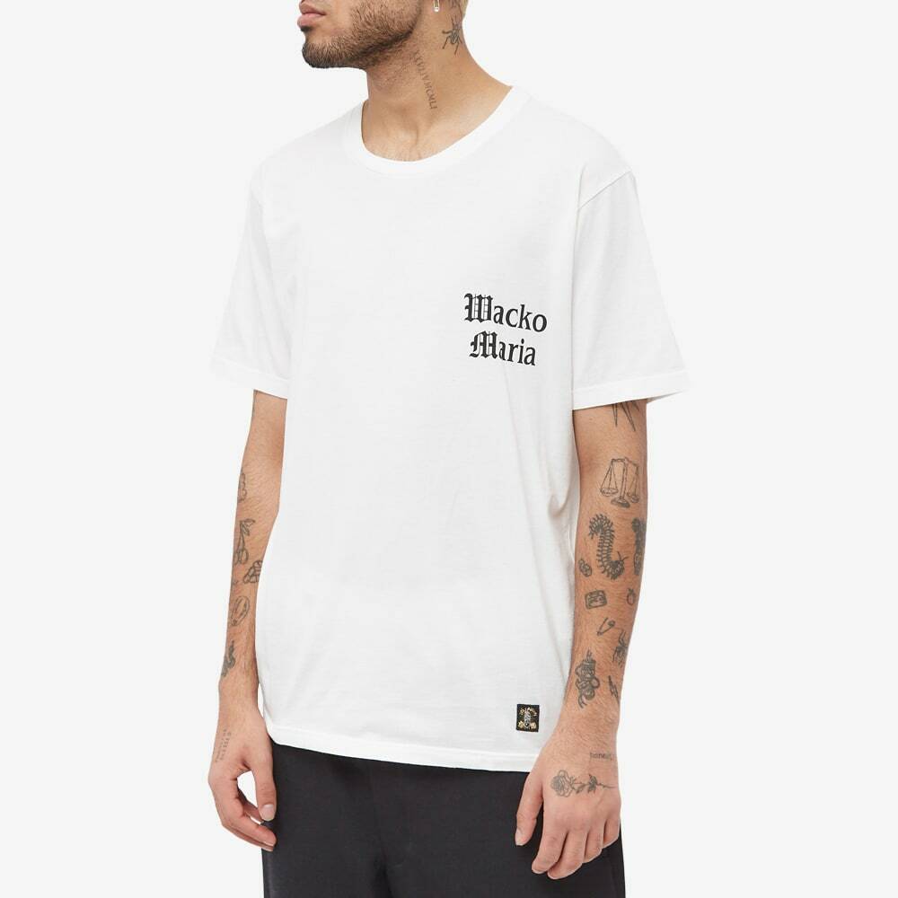 Wacko Maria x Tim Lehi Standard Crew T-Shirt in White Wacko Maria