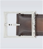Berluti Scritto reversible leather belt