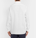 Rubinacci - Slim-Fit Cutaway-Collar Linen Shirt - Men - White