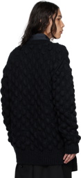 Simone Rocha Navy Bubble Sweater