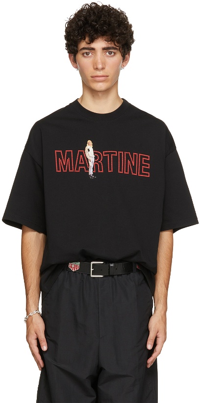 Photo: Martine Rose Black Oversized Archive Brittle T-Shirt