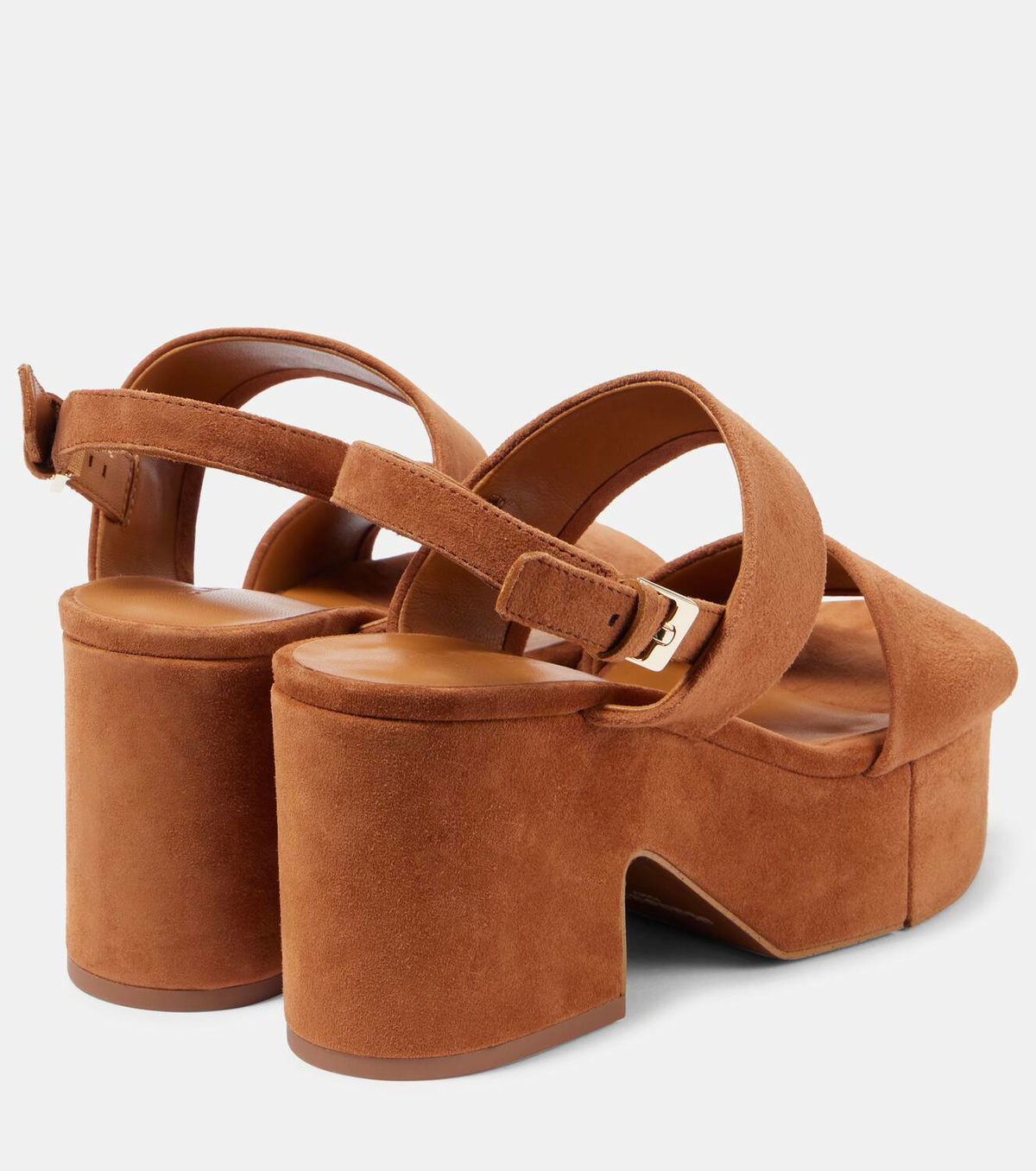 Clergerie Cora4 suede platform sandals