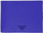 Emporio Armani Blue Bifold Wallet