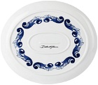 Dolce & Gabbana White & Navy Mediterraneo Platter