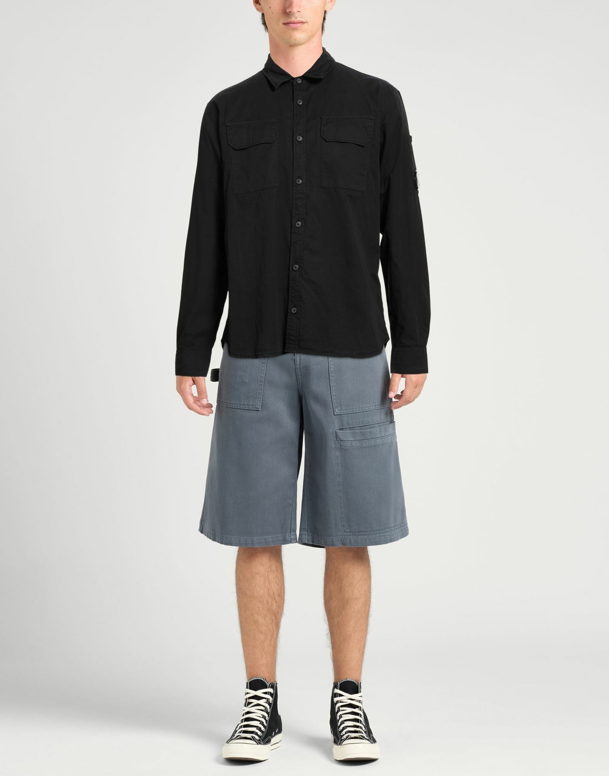 C. p. Company Mens Shirt in Black