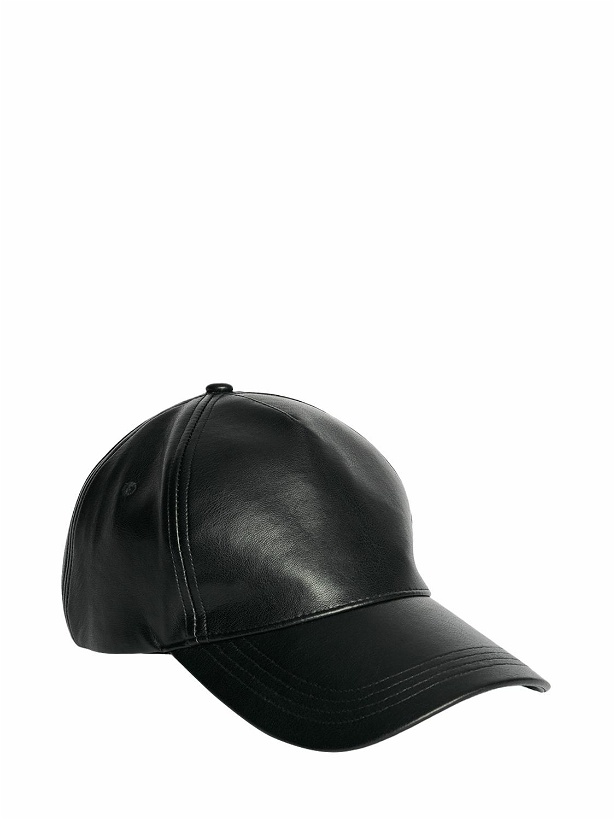 Photo: STAND STUDIO - Connie Faux Leather Baseball Hat