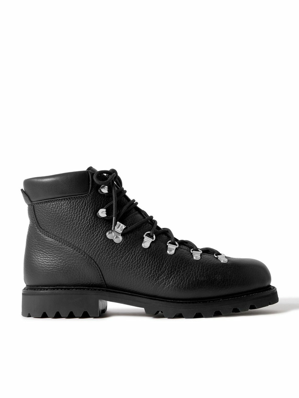 Photo: MORJAS - Full-Grain Leather Hiking Boots - Black
