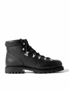 MORJAS - Full-Grain Leather Hiking Boots - Black