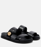 Tory Burch Romy Sport leather slides