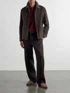 Boglioli - Cotton-Blend Corduroy Overshirt - Brown
