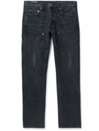 Enfants Riches Déprimés - Panelled Straight-Leg Distressed Jeans - Blue