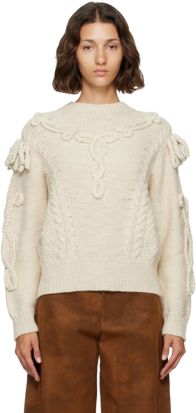 Photo: Isabel Marant Etoile Beige Katria Sweater