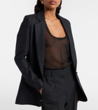 Nina Ricci Pinstripe wool-blend blazer