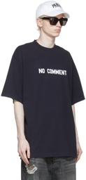 Balenciaga Blue Cotton T-Shirt