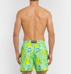Vilebrequin - Moorea Mid-Length Printed Swim Shorts - Green
