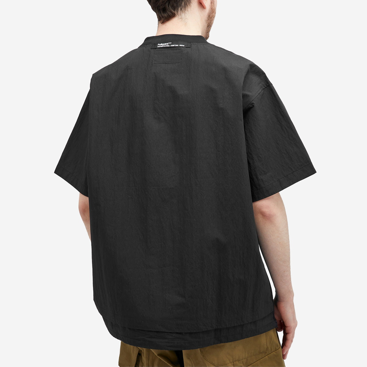 Poliquant Men's Deformed Ventilation Pullover in Black